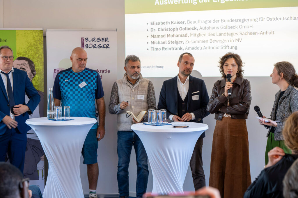 Diskussionsrunde mit Staatsministerin Elisabeth Kaiser